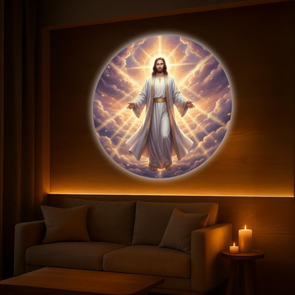 Proyector de luz con temática de Jesús