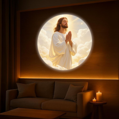 Proyector de luz con temática de Jesús
