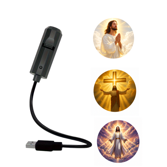 Proyector de luz con temática de Jesús